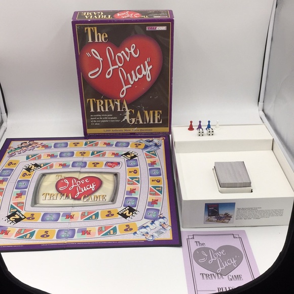 The I Love Lucy Trivia Game Television Show Board Game Vintage 1998 - Picture 3 of 14